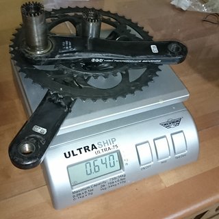 Gewicht Campagnolo Kurbel Ultra-Torque 172,5