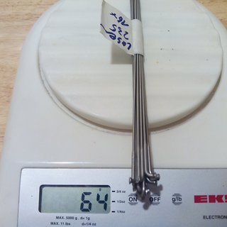 Gewicht Sapim Speiche Laser 235mm, 16 Stück