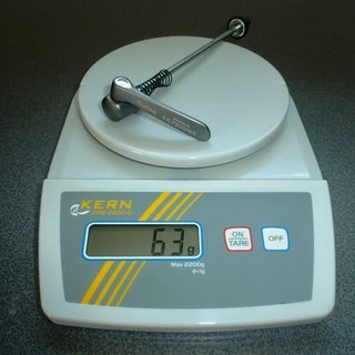 Gewicht Shimano Schnellspanner Ultegra FH-6600 130mm