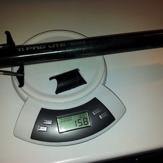 Gewicht KCNC Sattelstütze Ti Pro Lite Scandium 30,9 x 350mm