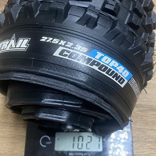 Gewicht VEE Tire Co. Reifen Snap Trail Enduro Top 40 27,5 x 2,35
