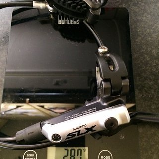 Gewicht Shimano Scheibenbremse SLX BR-M675 VR, 810mm