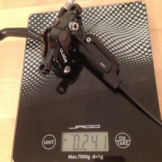 Gewicht SRAM Scheibenbremse Guide RSC VR