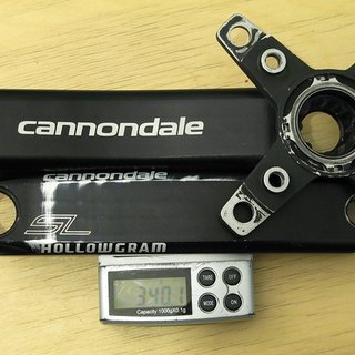 Gewicht Cannondale Kurbel SI SL Hollowgram 175mm, 68/73mm, BB30
