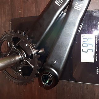 Gewicht Shimano Kurbelgarnitur FC-MT900-1 175mm / 34Z