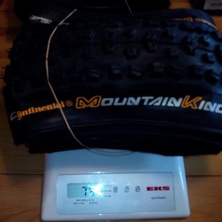 Gewicht Continental Reifen Mountain King II RaceSport 27.5x2,4", 60-584