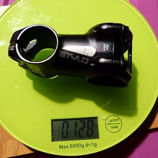 Gewicht Truvativ Vorbau Stylo T20 60 mm (1 1/8“, 31,8 mm)