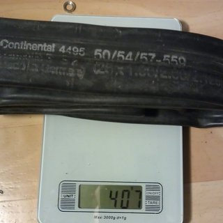 Gewicht Continental Schlauch MTB 26 "4495" AV/26x1.90-2.125"