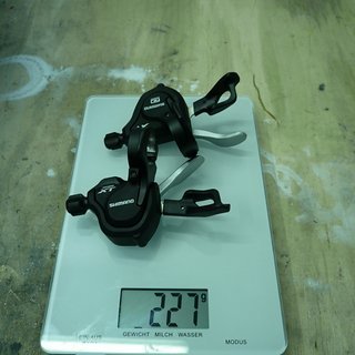 Gewicht Shimano Schalthebel XT SL-M780  3x10-fach