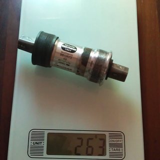 Gewicht Shimano Innenlager XT BB-UN73 4-kant, 68/113mm, BSA