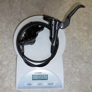 Gewicht Shimano Scheibenbremse XTR M9000 + Magura MT5 