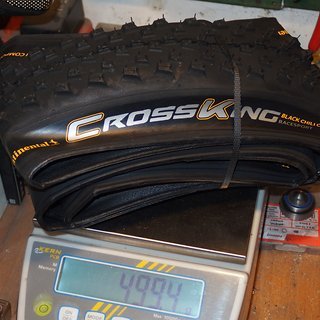 Gewicht Continental Reifen cross king black chili race sport 26x2,2