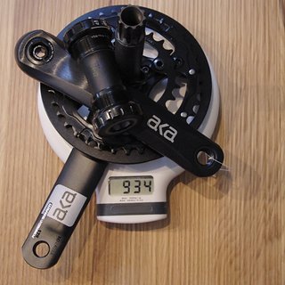 Gewicht Truvativ Kurbelgarnitur AKA 2.1 175mm, 24/36/Bash