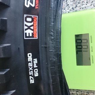 Gewicht Maxxis Reifen Minion SS / Exo / TR 27,5 x 2,3