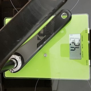 Gewicht SRAM Kurbel X01 175mm, GXP
