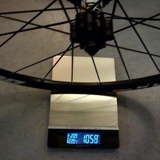 Gewicht Mavic Systemlaufräder Crossride Disc HR, 135mm/QR