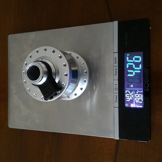 Gewicht Shutter Precision Nabe PD 8 X QR15 15mm