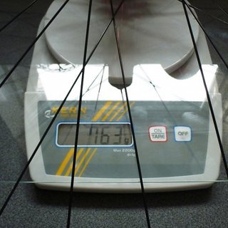 Gewicht Novatec Systemlaufräder Disc Light + BOR333 650b, VR: 100mm/QR, HR: 135 mm/QR