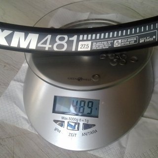Gewicht DT Swiss Felge XM 481 650b 584x30
