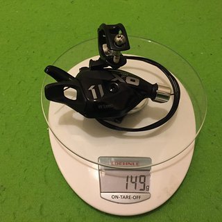 Gewicht SRAM Schalthebel X01 Trigger 11f.