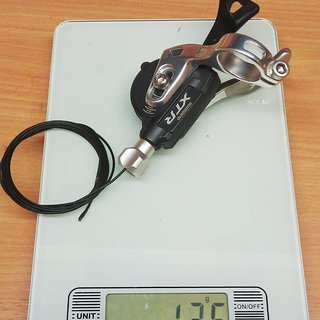Gewicht Shimano Schalthebel XTR SL-M970  9-fach