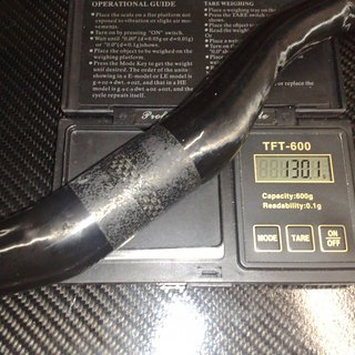 Gewicht Ritchey Lenker SuperLogic Carbon Flat 10D 31.8mm, 620mm