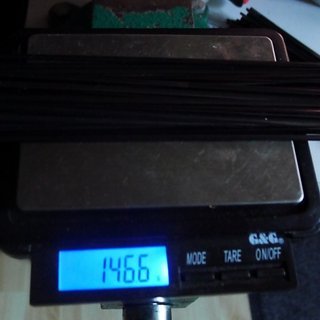 Gewicht Sapim Speiche CX-Ray 260mm, 34 Stück