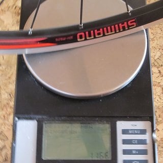 Gewicht Shimano Systemlaufräder WH-M505 26", HR: 135mm/QR