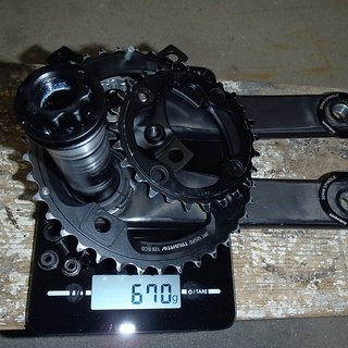 Gewicht SRAM Kurbelgarnitur S2210 175mm, 26/39Z