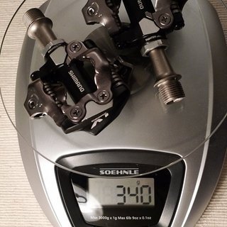 Gewicht Shimano Pedale (Klick) XT PD-M780 