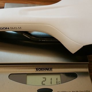 Gewicht Ergon Sattel SM3-M Pro Carbon M