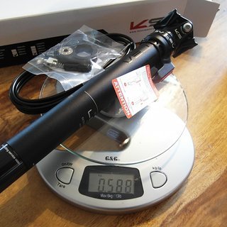 Gewicht Kind Shock Sattelstütze höhenverstellbar LEV 150mm 435x 31,6mm