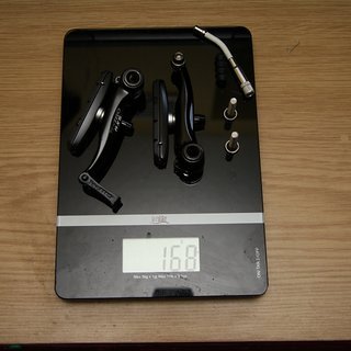 Gewicht Tektro Felgenbremse RX5 85mm
