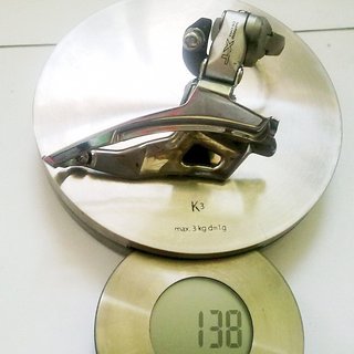 Gewicht Shimano Umwerfer XT FD-M751 34,9mm