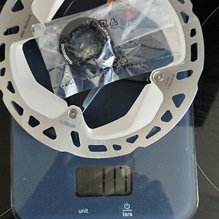 Gewicht Shimano Bremsscheibe RT-MT800 160