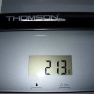 Gewicht Thomson Sattelstütze Elite 26,8 x 330mm