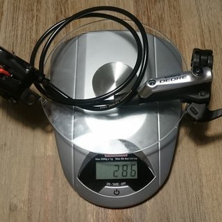 Gewicht Shimano Scheibenbremse Deore BR-M615 VR, 1000 mm