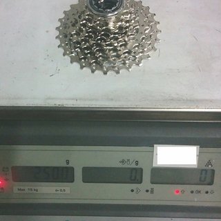 Gewicht Shimano Kassette 105 CS-5700 10-fach, 11-28Z