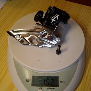 Gewicht Shimano Umwerfer XT FD-M786 34.9mm