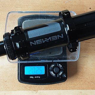 Gewicht Newmen Nabe Evolution Gen2 straightpull HR Boost Centerlock Shimano 12x148mm