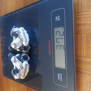 Gewicht Shimano Pedale (Klick) PD-M520 