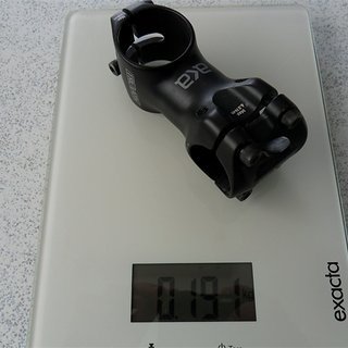 Gewicht Truvativ Vorbau AKA 31.8mm, 70mm, 5°