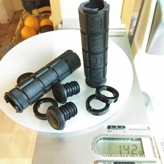 Gewicht Oury Griffe Lock-on-Grips, black 135 mm