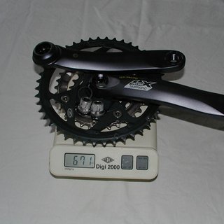 Gewicht Shimano Kurbelgarnitur LX FC-M571 175mm, 22-32-42Z