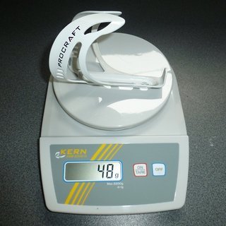 Gewicht Procraft Flaschenhalter Alu Pro "White Series" 