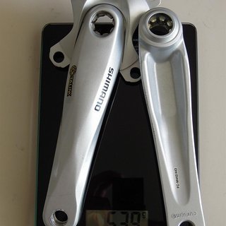 Gewicht Shimano Kurbel Deore FC-M442/443 175mm, 68/73mm, Octalink