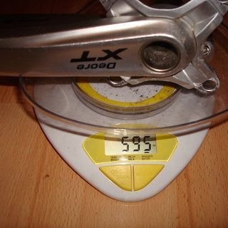 Gewicht Shimano Kurbel XT FC-M770 175mm, 68/73mm, HTII