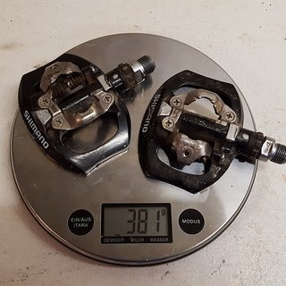 Gewicht Shimano Pedale (Klick) PD-A530 