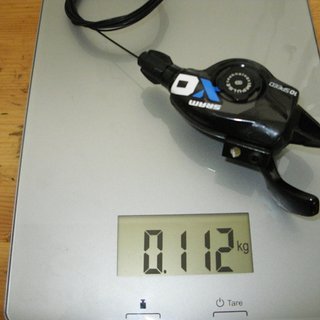 Gewicht SRAM Schalthebel X0 Trigger 10-fach