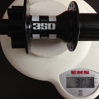 Gewicht DT Swiss Nabe 350 disc 135 mm